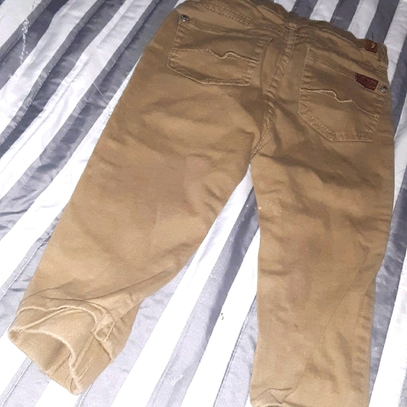 7 For All Mankind Khaki jeans SZ: 2T - Picture 4 of 4